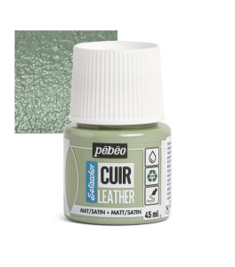 PEBEO SETACOLOR LEATHER Paint 45ml SAGE GREEN