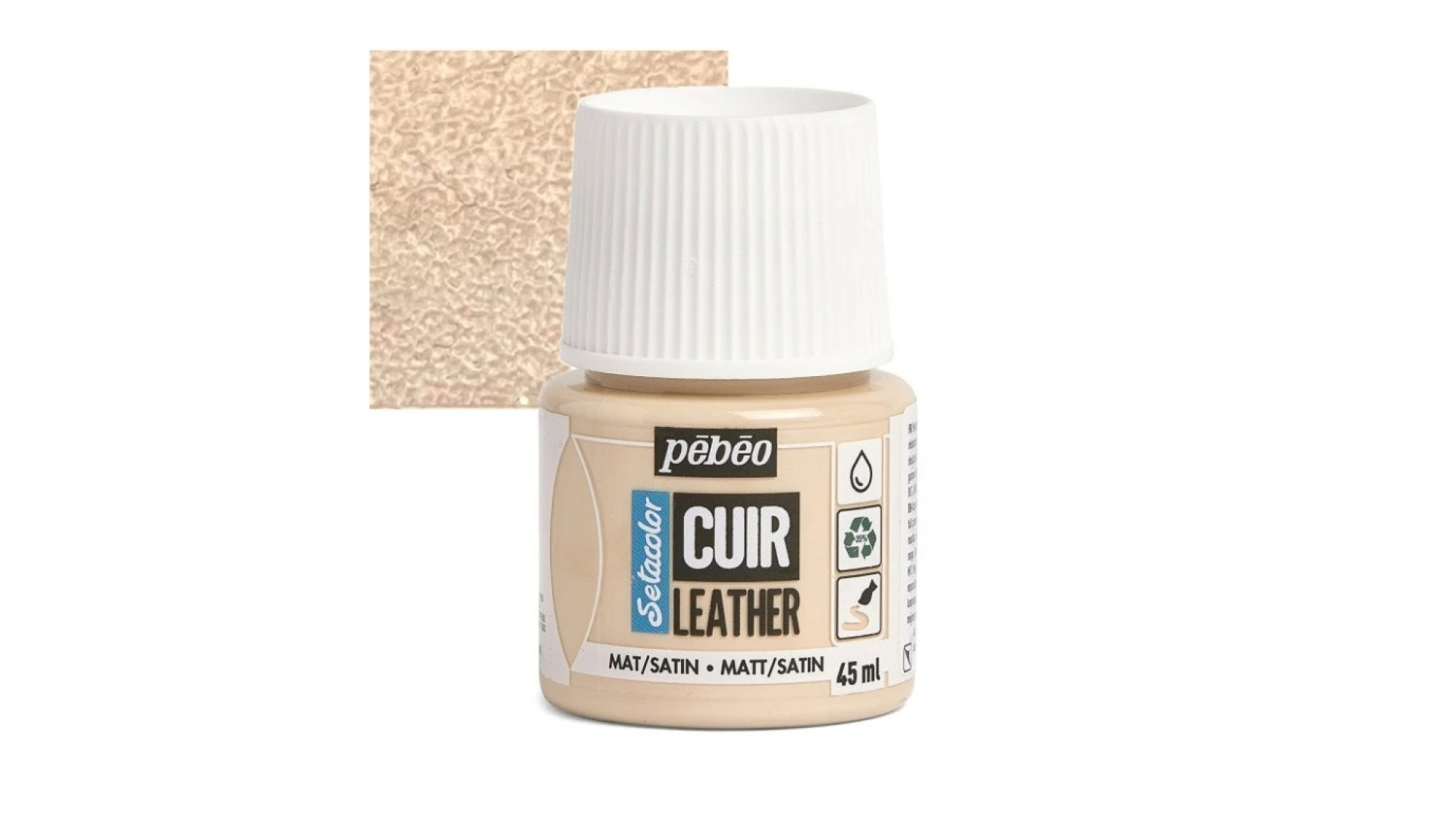 PEBEO SETACOLOR LEATHER Paint 45ml PINK BEIGE