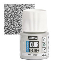 PEBEO SETACOLOR LEATHER Paint 45ml METAL SILVER
