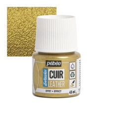 PEBEO SETACOLOR LEATHER Paint 45ml METAL GOLD