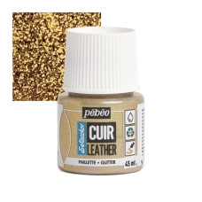 PEBEO Farba do skór SETACOLOR LEATHER 45ml GLITTER GOLD
