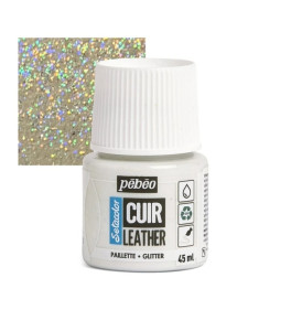 PEBEO SETACOLOR LEATHER Paint 45ml GLITTER IRIDESCENT