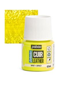 PEBEO SETACOLOR LEATHER Paint 45ml FLUO YELLOW