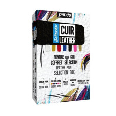 PEBEO Zestaw farb do skór SETACOLOR LEATHER 6x20ml
