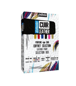 PEBEO SETACOLOR LEATHER Paint Set 6 x 20ml