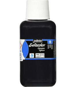 PEBEO SETACOLOR OPAQUE Fabric Paint 250ml BLACK