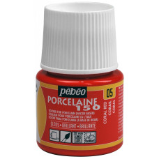 PEBEO Farba do porcelany P150 Porcelaine 45ml CORAL