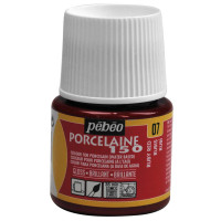 PEBEO Farba do porcelany P150 Porcelaine 45ml RUBY RED