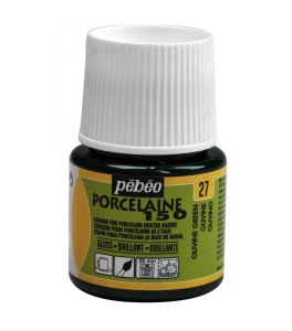 PEBEO Farba do porcelany P150 Porcelaine 45ml OLIVINE GREEN