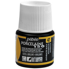 PEBEO Farba do porcelany P150 Porcelaine 45ml ANTHRACITE BLACK