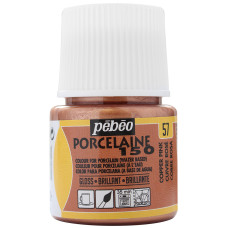 PEBEO Farba do porcelany P150 Porcelaine 45ml COPPER PINK