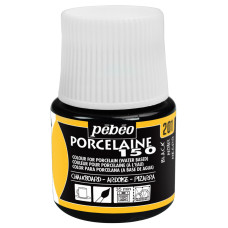 PEBEO Farba do porcelany P150 Porcelaine 45ml CHALK BLACK