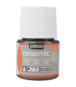 PEBEO Farba do ceramiki i szkła CERAMIC 45ml METALLIC