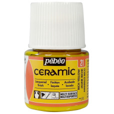 PEBEO Farba do ceramiki i szkła CERAMIC 45ml RICH YELLOW