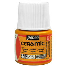 PEBEO Farba do ceramiki i szkła CERAMIC 45ml ORANGE YELLOW