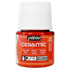 PEBEO Farba do ceramiki i szkła CERAMIC 45ml ORANGE
