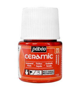 PEBEO Farba do ceramiki i szkła CERAMIC 45ml ORANGE