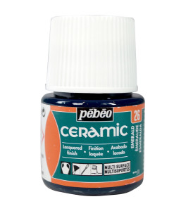 PEBEO Farba do ceramiki i szkła CERAMIC 45ml EMERALD