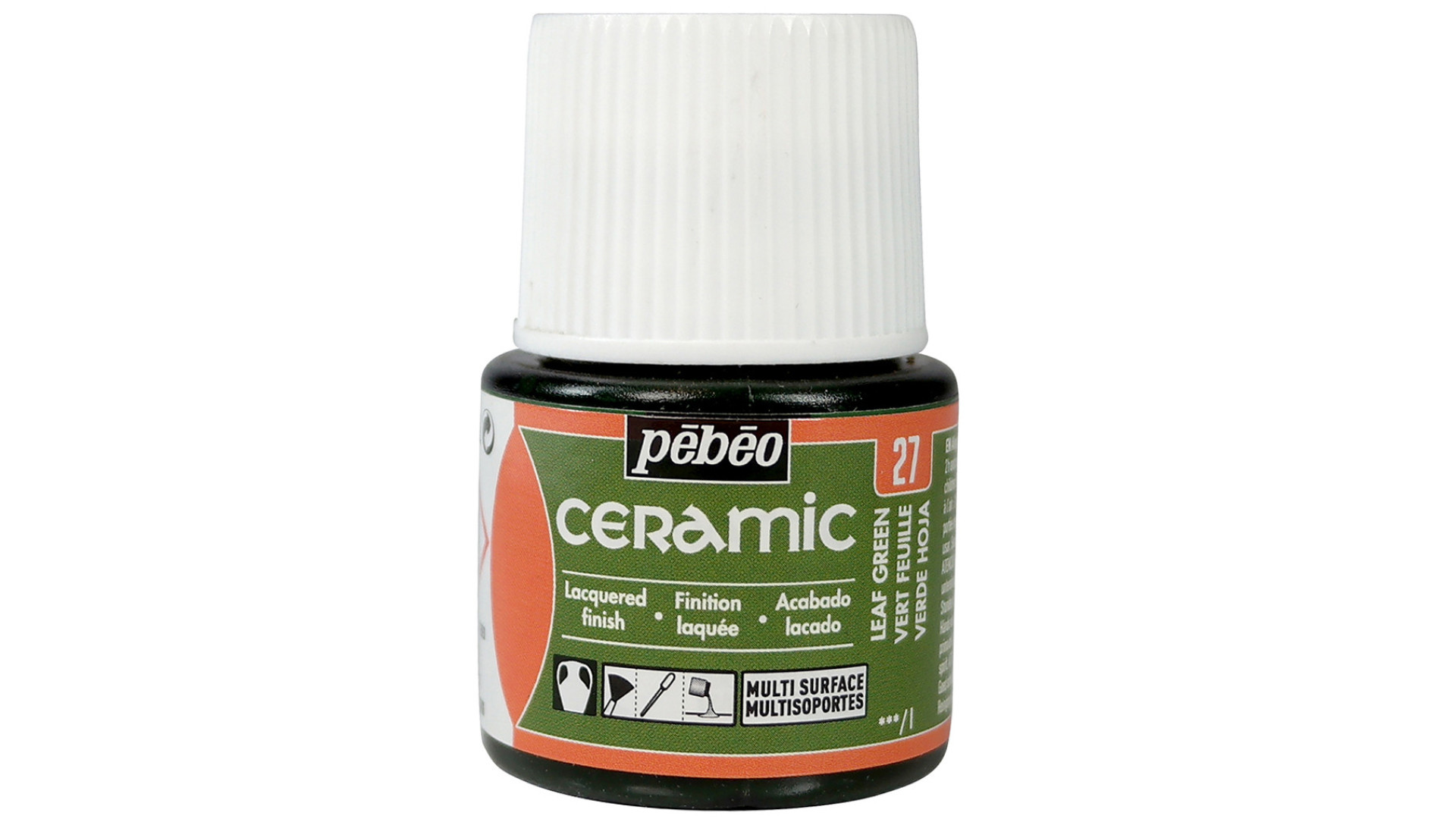 PEBEO Farba do ceramiki i szkła CERAMIC 45ml LEAF GREEN