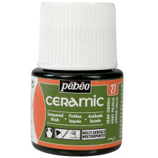 PEBEO Farba do ceramiki i szkła CERAMIC 45ml LEAF GREEN