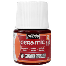 PEBEO Farba do ceramiki i szkła CERAMIC 45ml RUBY