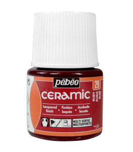 PEBEO Ceramic and Glass Paint CERAMIC 45ml RUBY