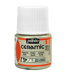 PEBEO Farba do ceramiki i szkła CERAMIC 45ml PEARL