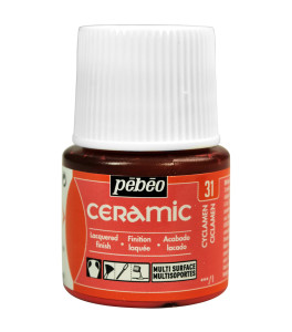 PEBEO Farba do ceramiki i szkła CERAMIC 45ml CYCLAMEN