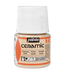 PEBEO Ceramic and Glass Paint CERAMIC 45ml ANTIQUE WHITE