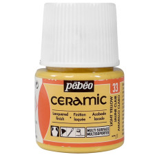 PEBEO Farba do ceramiki i szkła CERAMIC 45ml LIGHT YELLOW