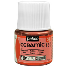 PEBEO Farba do ceramiki i szkła CERAMIC 45ml PINK