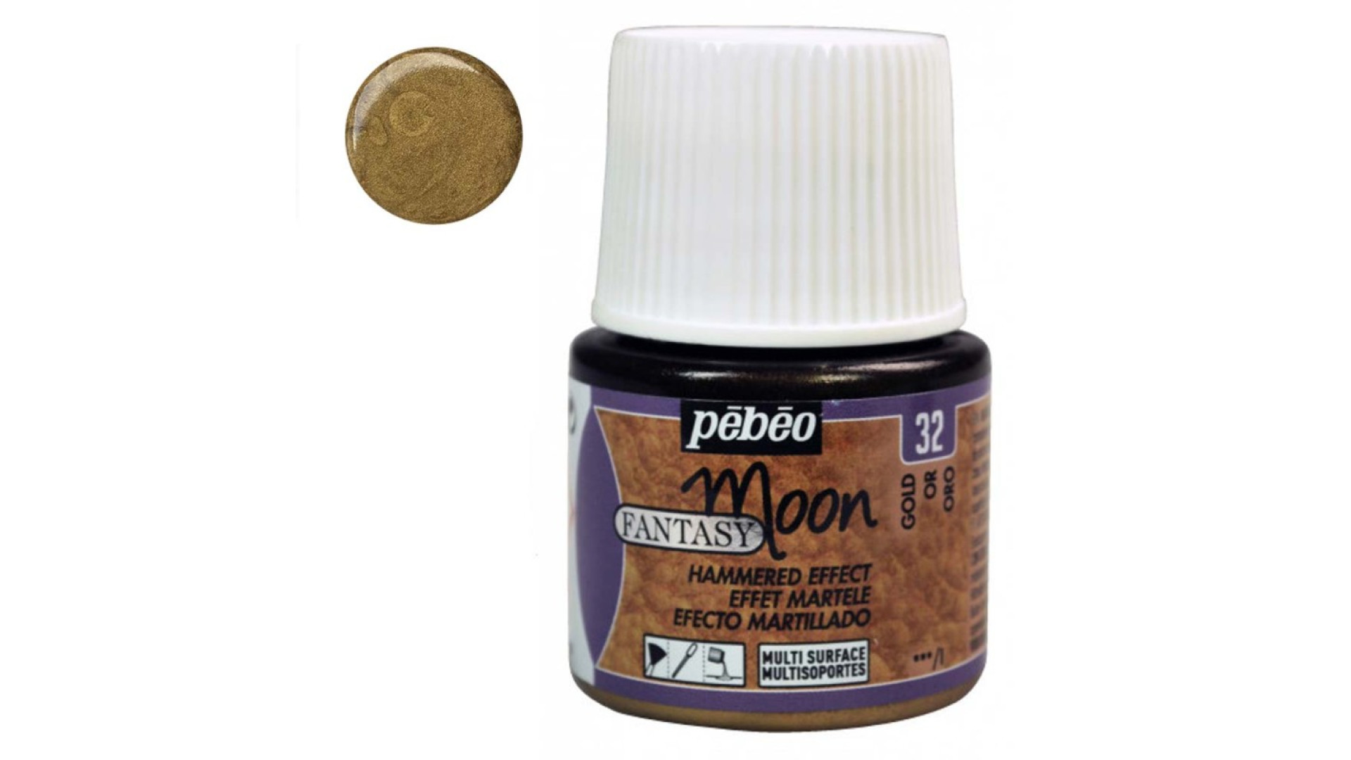 PEBEO Farba FANTASY MOON 45ml GOLD