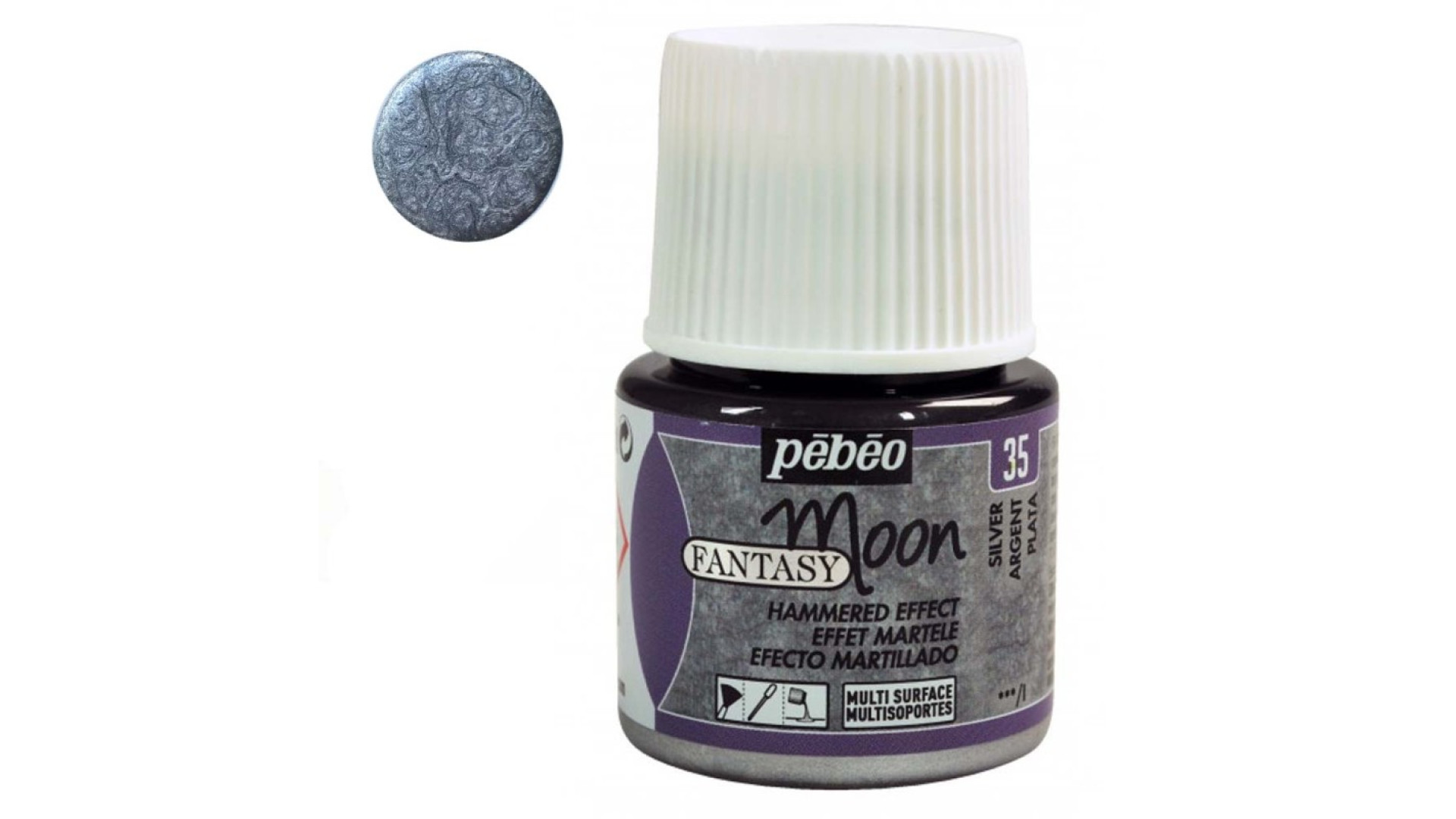 PEBEO Farba FANTASY MOON 45ml SILVER