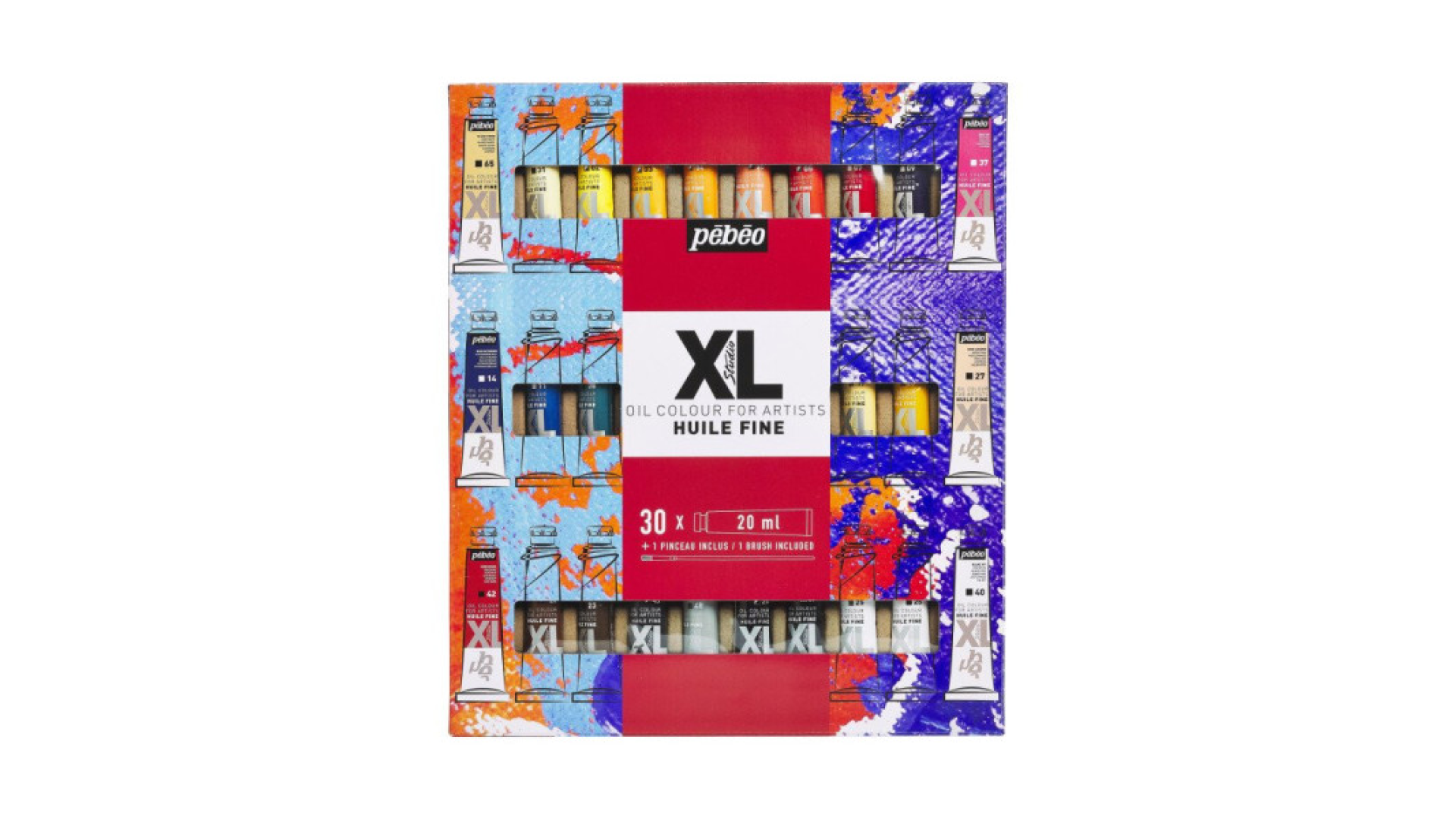 PEBEO Zestaw farb olejnych Studio XL 30×20 ml + pędzel