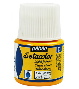 PEBEO Farba do tkanin SETACOLOR LIGHT 45ml BUTTERCUP
