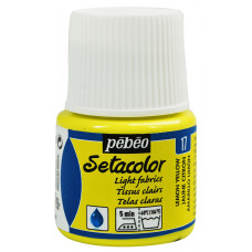 PEBEO Farba do tkanin SETACOLOR LIGHT 45ml LEMON YELLOW