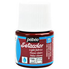 PEBEO Farba do tkanin SETACOLOR LIGHT 45ml ORIENTAL RED
