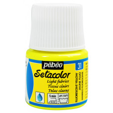 PEBEO Farba do tkanin SETACOLOR LIGHT 45ml FLUO YELLOW