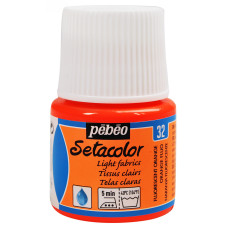 PEBEO Farba do tkanin SETACOLOR LIGHT 45ml FLUO ORANGE