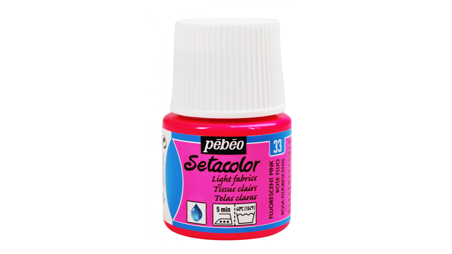 PEBEO Farba do tkanin SETACOLOR LIGHT 45ml FLUO PINK