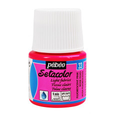 PEBEO Farba do tkanin SETACOLOR LIGHT 45ml FLUO PINK