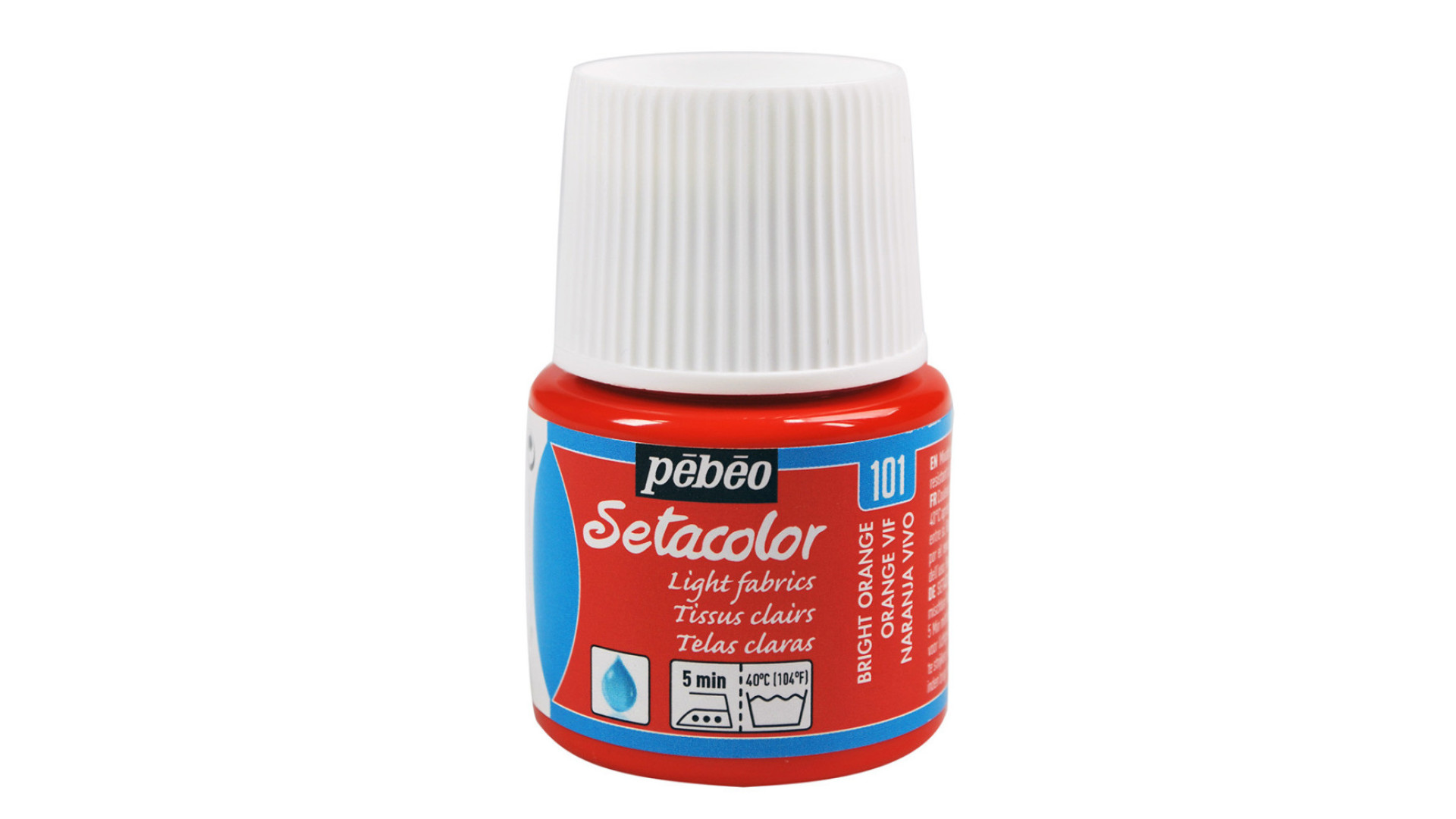 PEBEO Farba do tkanin SETACOLOR LIGHT 45ml VIVID ORANGE