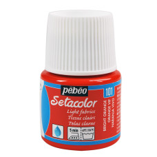 PEBEO Farba do tkanin SETACOLOR LIGHT 45ml VIVID ORANGE