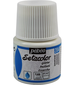 PEBEO SETACOLOR LIGHT Fabric Paint 45ml GLITTER DIAMOND