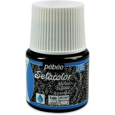 PEBEO Farba do tkanin SETACOLOR LIGHT 45ml GLITTER ONYX