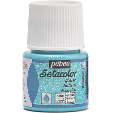 PEBEO Farba do tkanin SETACOLOR LIGHT 45ml GLITTER TURQUOISE