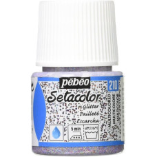 PEBEO Farba do tkanin SETACOLOR LIGHT 45ml GLITTER MULTICOLORED