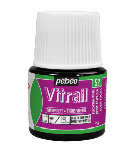 PEBEO Farba do szkła VITRAIL 45ml FUCHSIA PINK