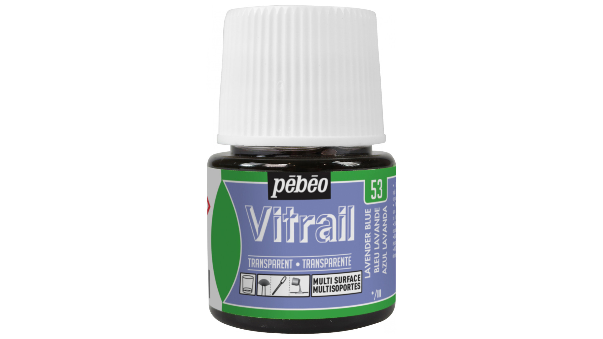 PEBEO Farba do szkła VITRAIL 45ml LAVENDER BLUE