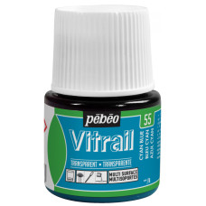PEBEO VITRAIL Glass Paint 45ml CYAN BLUE